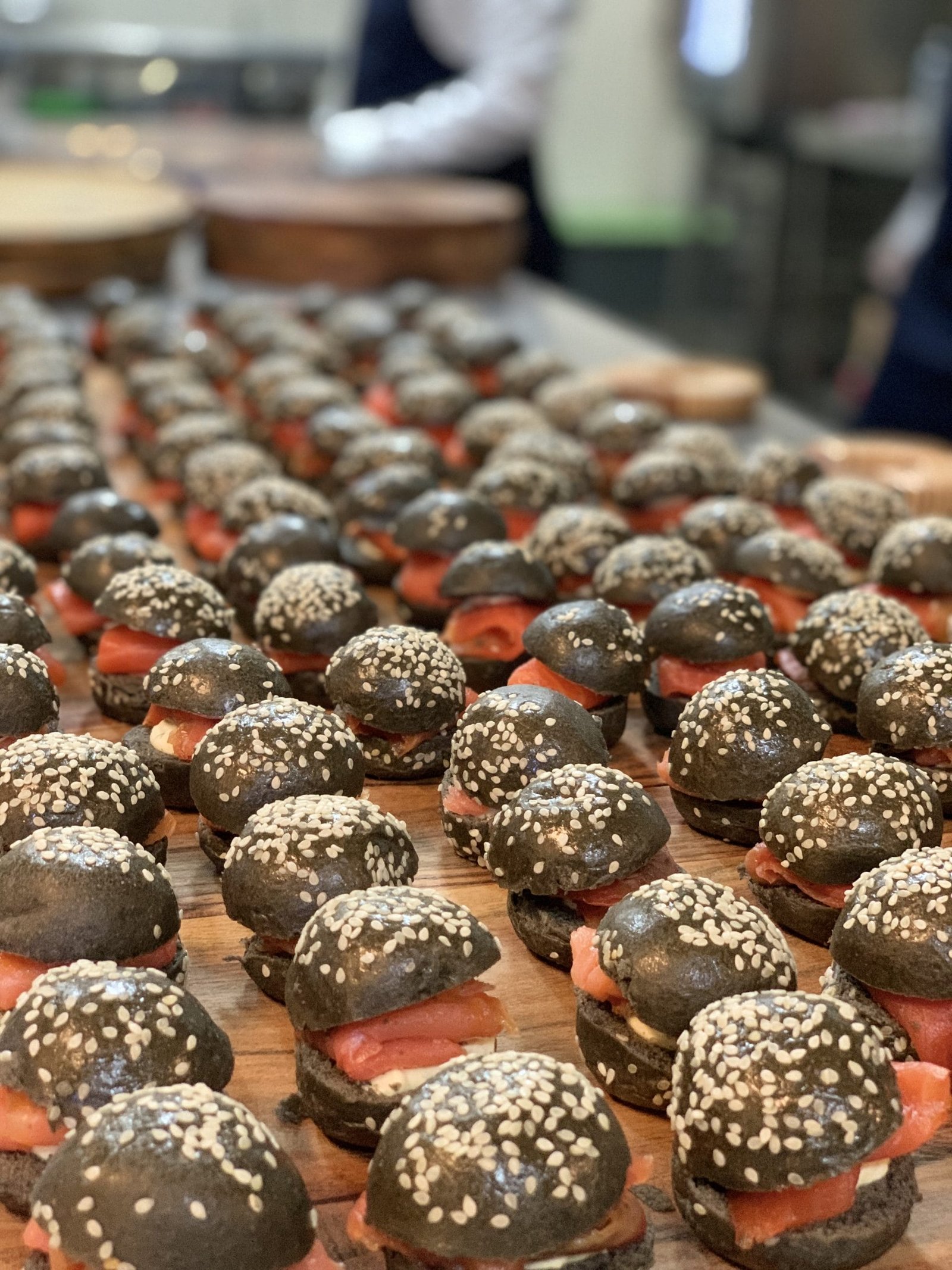 Smoked Salmon Slider Catering Melbourne by HLB Catering