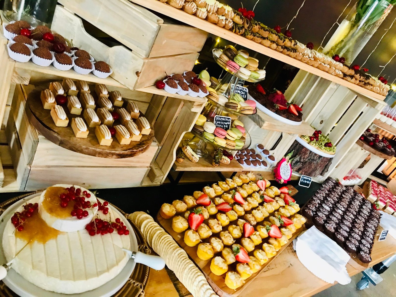 Dessert grazing table Melbourne catering