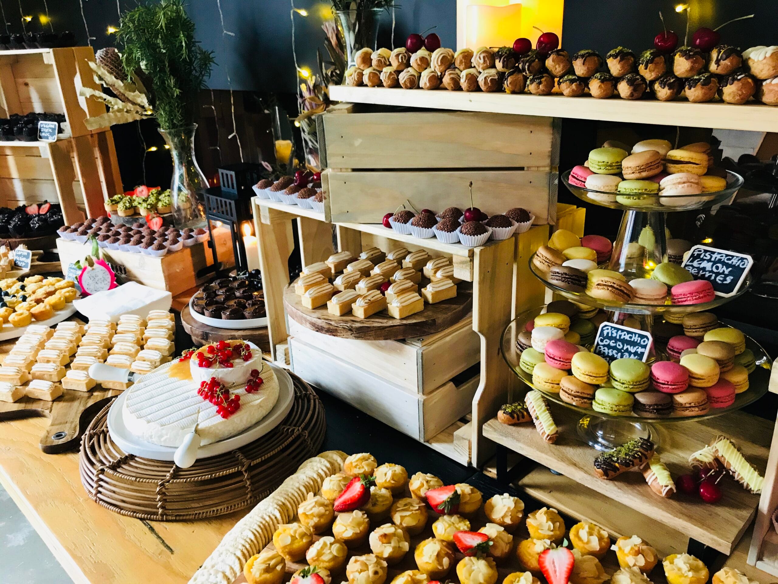 Dessert grazing table Melbourne catering